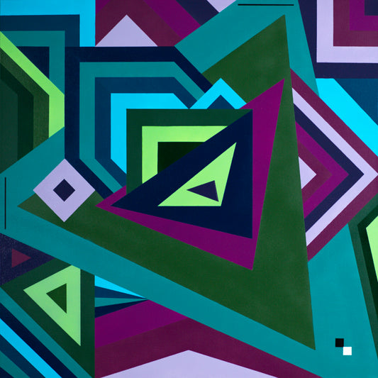 Cool Lines - 12 x 12" Poster Print