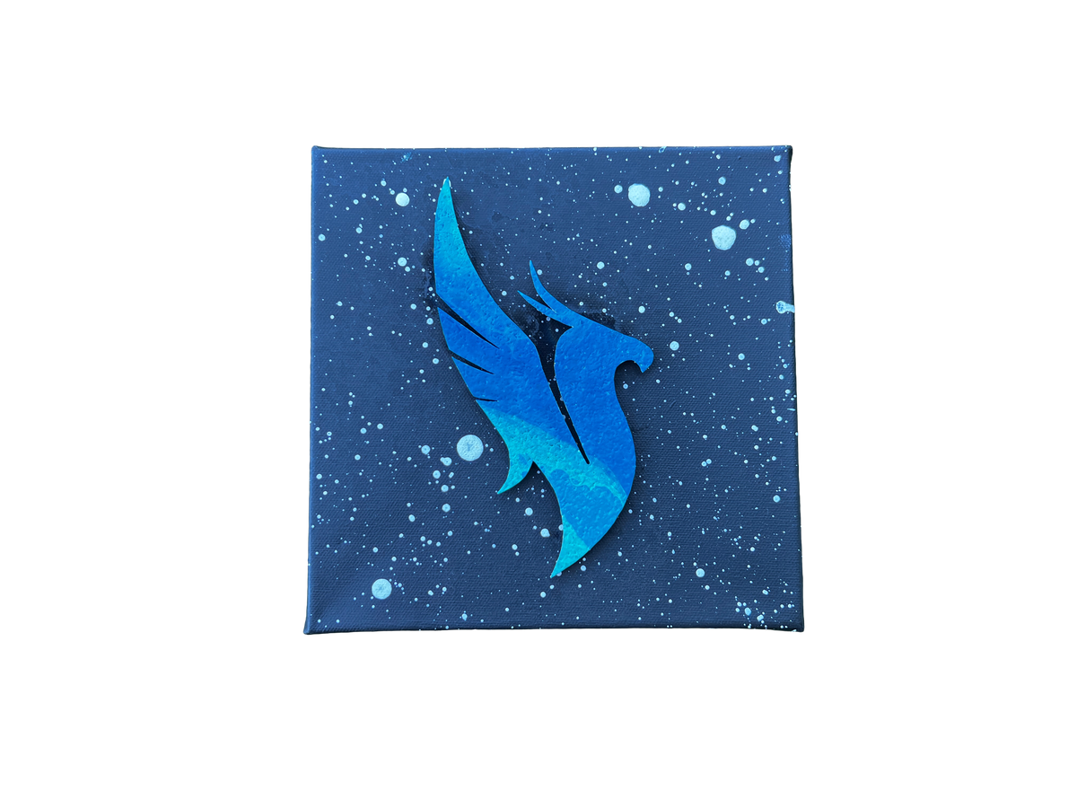 Iced Out Illenium Mini  Canvas - Original Piece