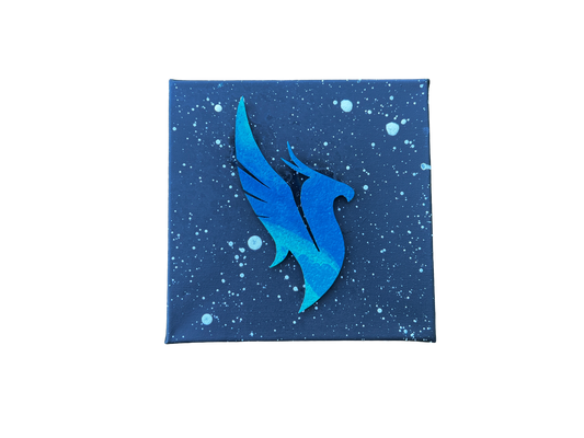 Iced Out Illenium Mini  Canvas - Original Piece