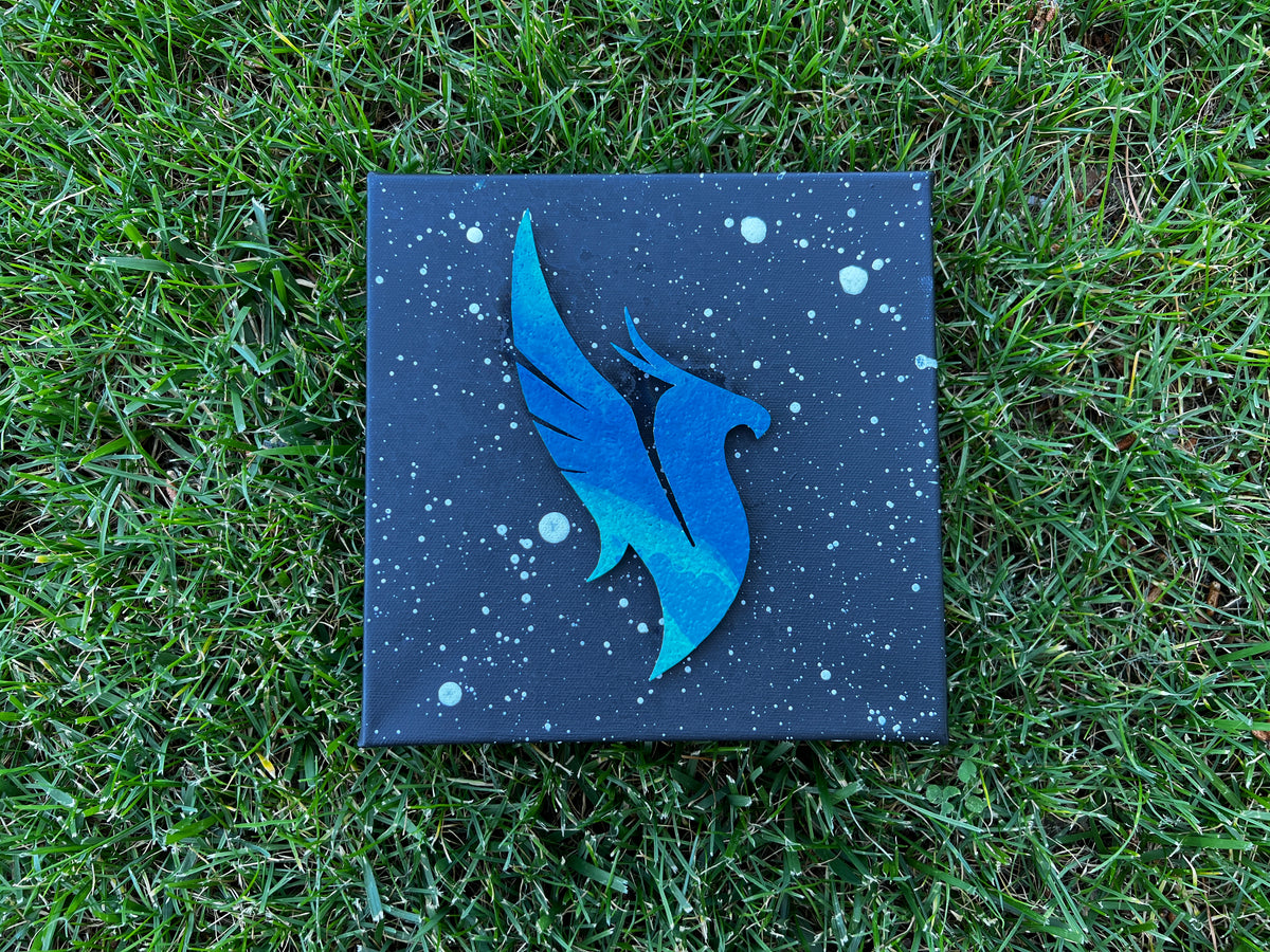 Iced Out Illenium Mini  Canvas - Original Piece