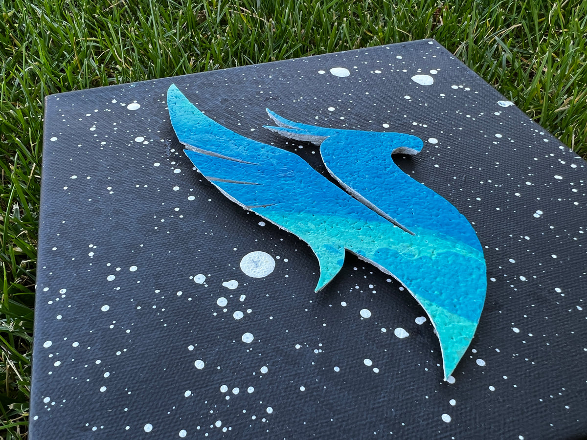 Iced Out Illenium Mini  Canvas - Original Piece