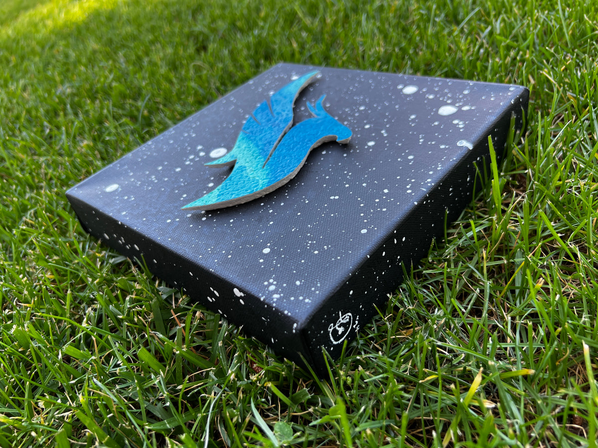 Iced Out Illenium Mini  Canvas - Original Piece
