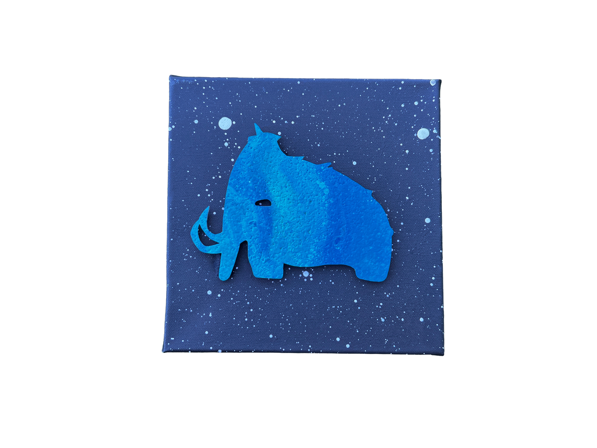 Iced Out Wooli Mini Canvas - Original Piece
