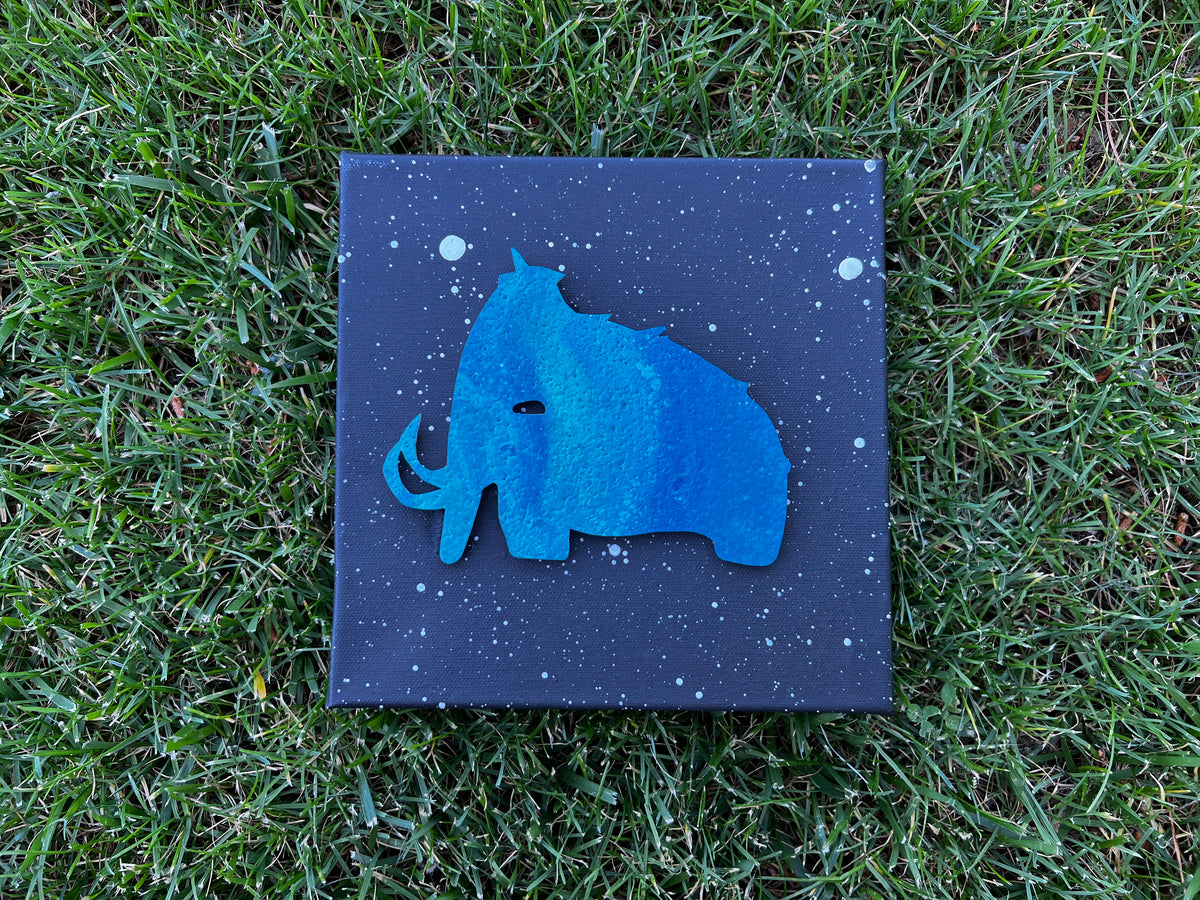 Iced Out Wooli Mini Canvas - Original Piece