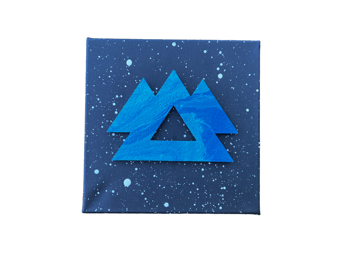 Iced Out Wakaan Mini Canvas - Original Piece