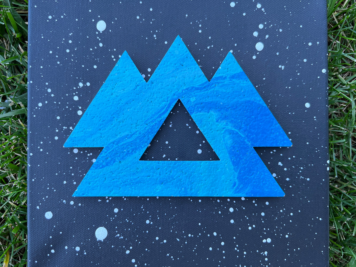 Iced Out Wakaan Mini Canvas - Original Piece