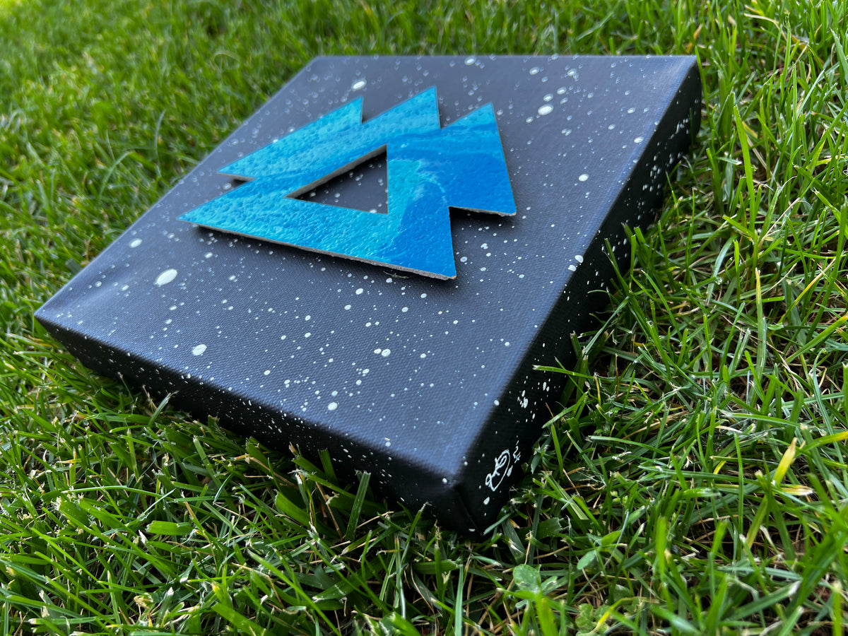 Iced Out Wakaan Mini Canvas - Original Piece