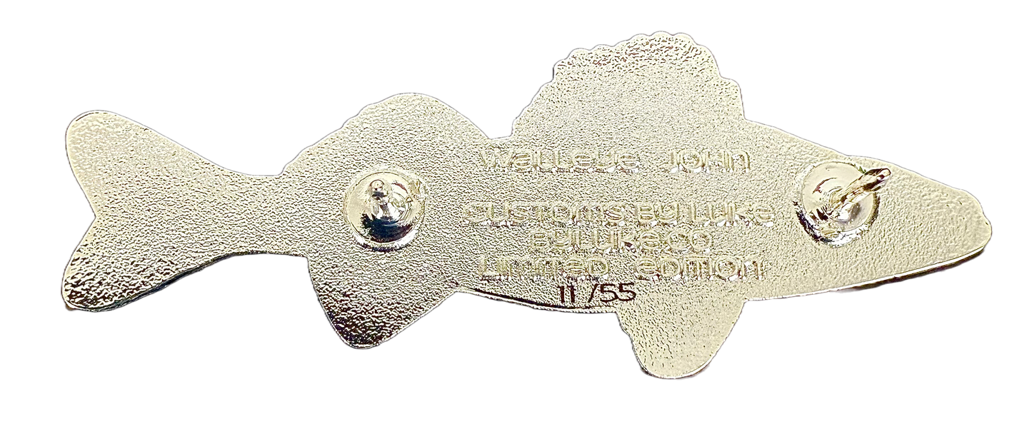 Walleye John (V1 Silver) - 2.25" Image Pin