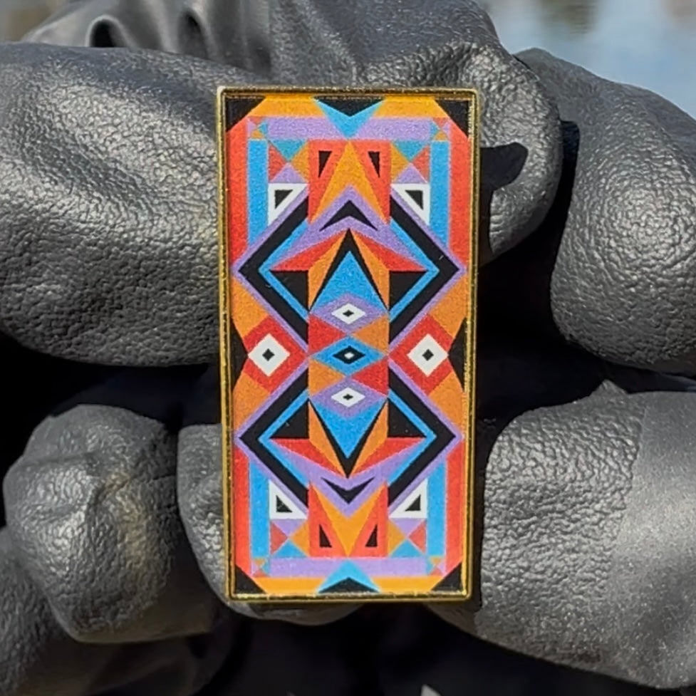 Mirrored 1.5" Pin - LE 111