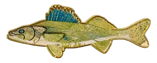 Walleye John (V2 Gold) - 2.25" Image Pin