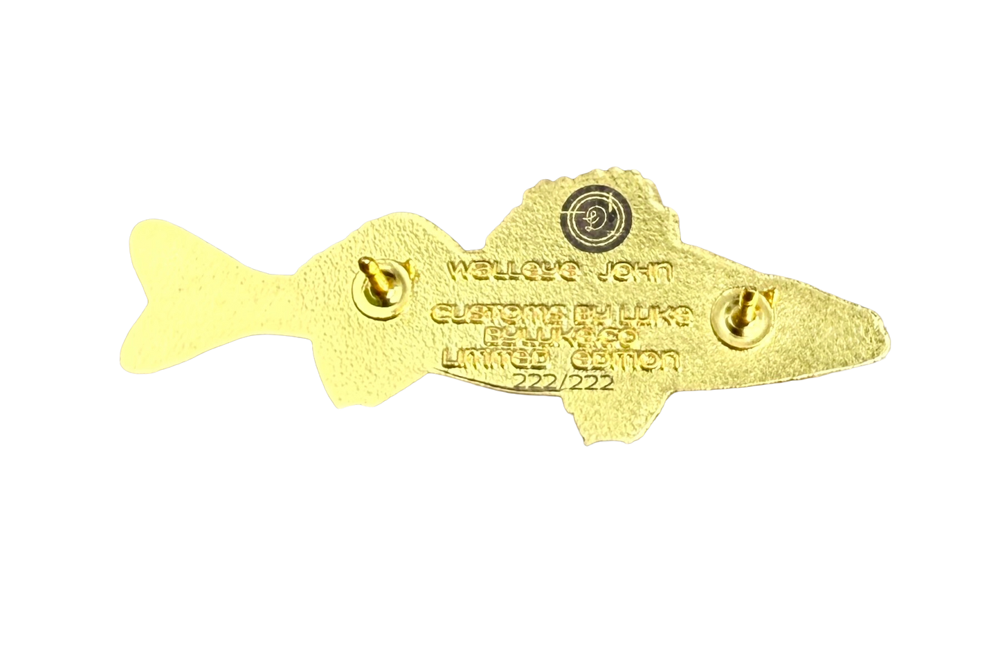 Walleye John (V2 Gold) - 2.25" Image Pin
