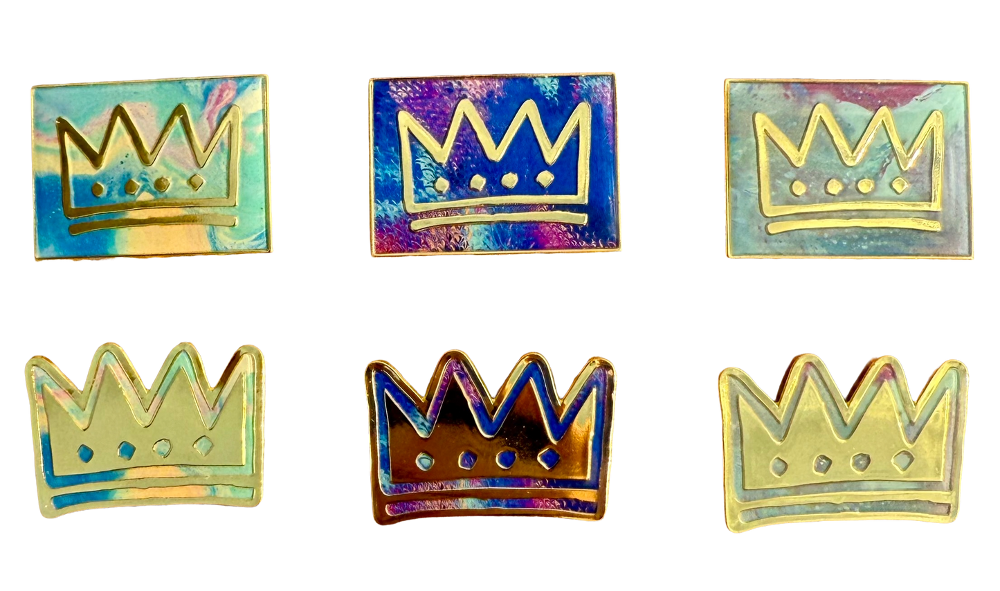 CharlesTheFirst (V2 Gold) - 1.5" Image Pins - 6 Variations