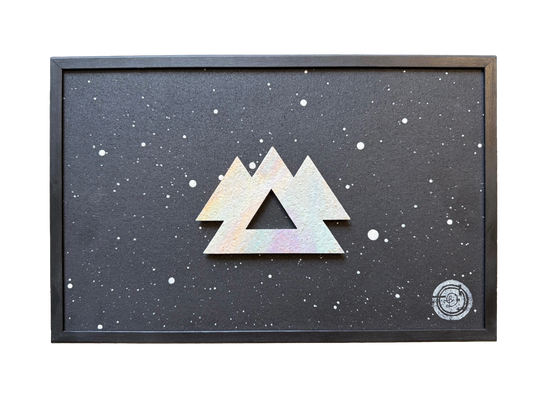 Rainbow Glow Wakaan Mini Cork Board - Original Piece