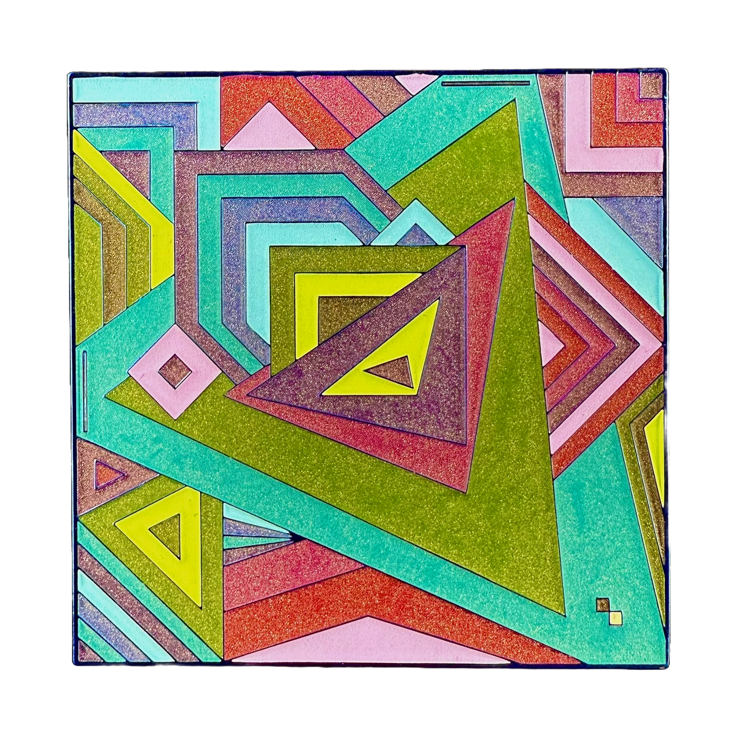 Cool Lines - 2.5" Enamel Pin