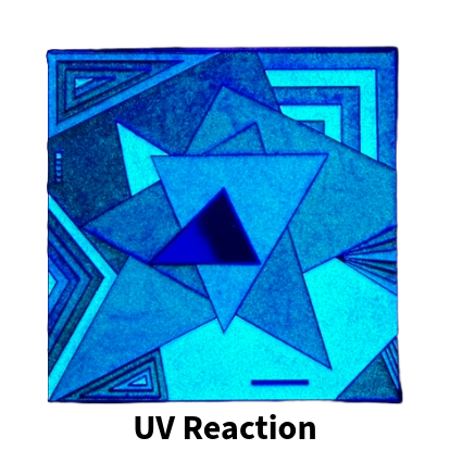 Lines and Triangles - 2.5" Enamel Pin