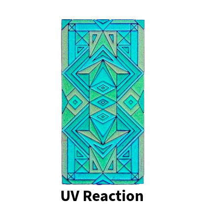 Mirrored 2.5" Enamel Pin LE 55