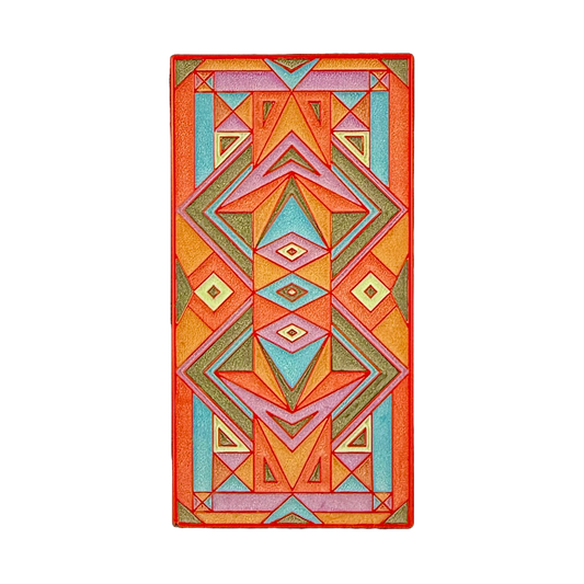 Mirrored 2.5" Enamel Pin LE 55