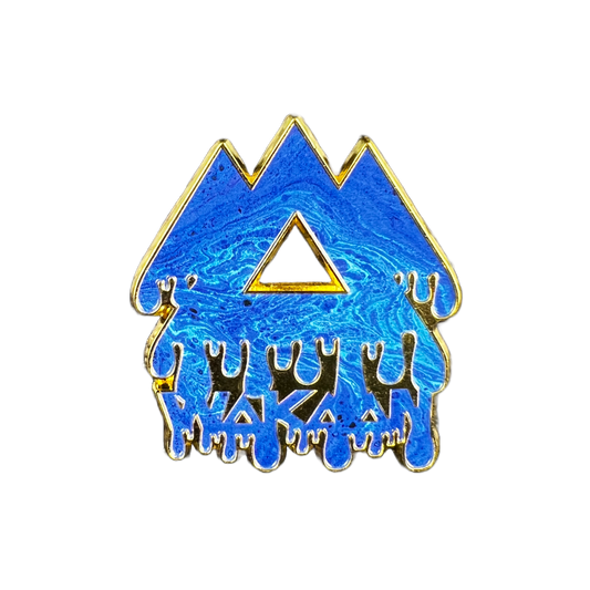 Blue Dripping Wakaan – Pin